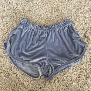 brandy melville velvet shorts